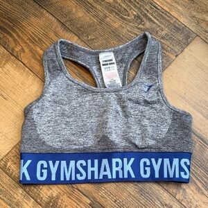 Gymshark Blue and Gray Sports Bra